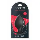FORTO F-60 SPADE pīķa formas anālais spraudnis – L – Melns — Foto 1