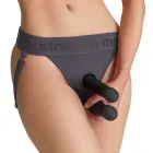 Strap-on-me Unique Lingerie Harness – jock-style strap-on harness – grey – one size — Photo 3