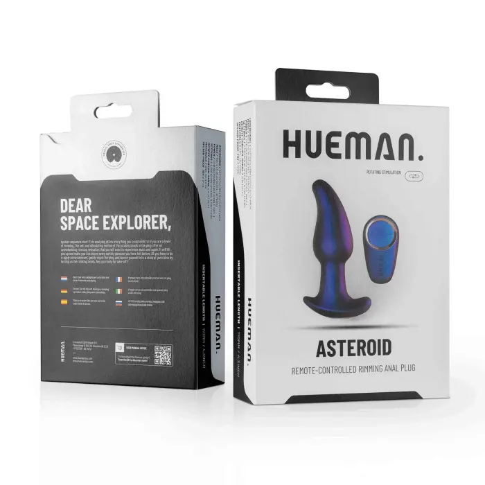 Hueman Asteroid anaaltapp pöörlevate helmestega – 13.7 cm (5.4″) – Lilla