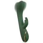 Luksuslik smaragdroheline jänese vibraator – 23 cm (9″) — Foto 6