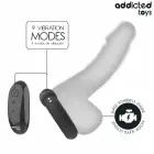 Addicted Toys Heating Effect Vibrating Silicone Ring with Remote, Black — Photo 4