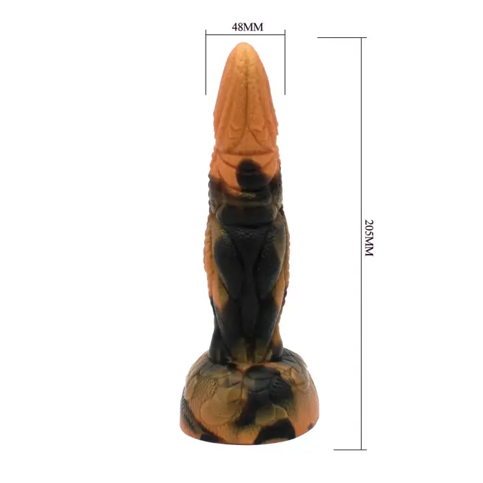 Power Monsters Tyrannosaurus Rippled Monster Dildo – 20.5 cm (8″) – Black Photo