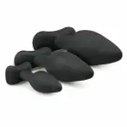 EasyToys Silicone Anal Training Plug Set – 3 Sizes – Black — Photo 3