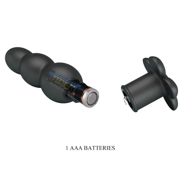 Pretty Love Jadier vibrējošs anālais spraudnis – 10 cm – melns Foto 9