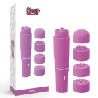 Glossy Kurt kompaktne mitme peaga massaažiseade – 10.7 cm (4.2″) – lilla — Foto 1