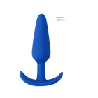 Slim pradedantiesiems analinis kištukas – 10 cm (3.9″) – Mėlynas — Nuotrauka 3