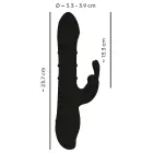 You2Toys кролик-вибратор с 3 движущимися кольцами – 24 см (9.3″) – розовый — Фото 13