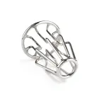 Trapezoid Anal Plug – S – Silver — Photo 4