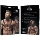 Fetish Submissive Attitude Men's Chest Harness – Black/Red – One Size — Photo 2