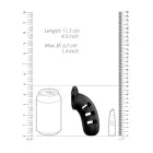 Model 21 – skaistybės narvelis – 11.4 cm (4.5″) – juodas — Nuotrauka 5