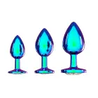 Venice Collection Iridescent metalinis 3 kištukų rinkinys – 7 cm — Nuotrauka 2