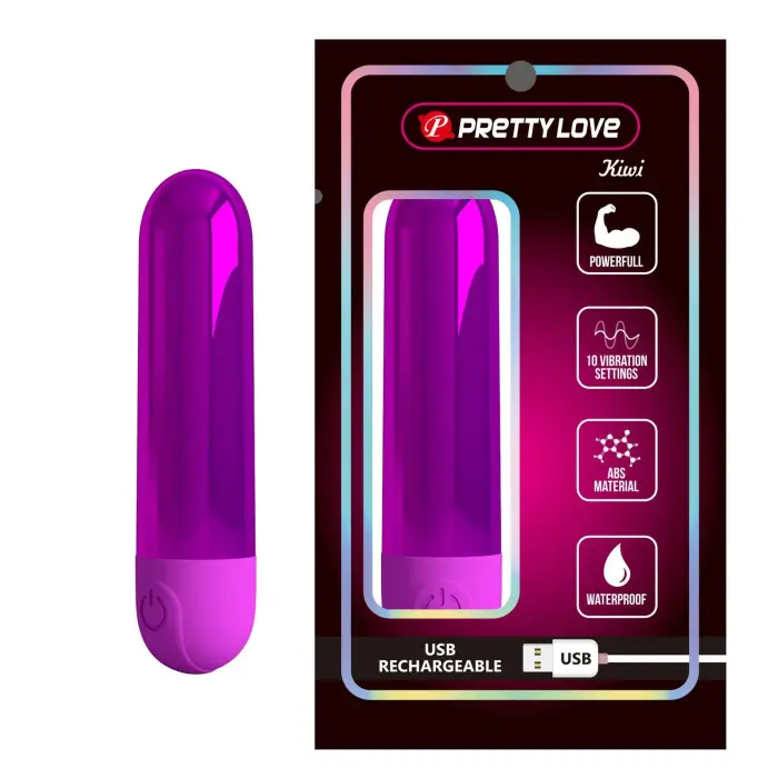 PRETTY LOVE Kiwi вибропуля – 10 режимов вибрации