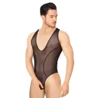 SoftLine 4609 Mesh Bodysuit – Black – M — Photo 1