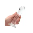 Nerealistiškas dildo su siurbtuku – 17 cm (7″) – Skaidrus — Nuotrauka 5