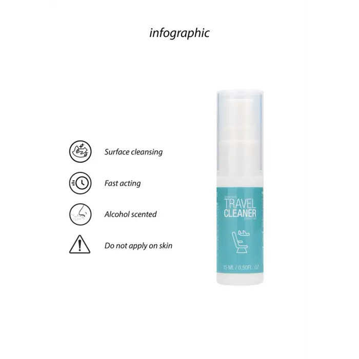 Travel Cleaner rotaļlietu tīrīšanas līdzeklis – 15 ml Foto 3