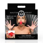 Gag Order Extreme silikoonist palliklamber – punane — Foto 2