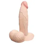 b-Vibe Slipskin apimties dildo – 15.4 cm (6.1″) – Kūno spalva Photo