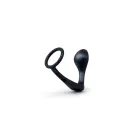 B-Vibe Ringer erektsiooni rõngas ja eesnäärme tapp – Must — Foto 1