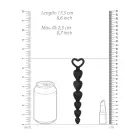 Silicone Anal Beads – 32.7 cm – Black Photo