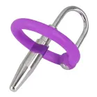 PPlug with a silicone glans ring and urethral dilator – Purple — Photo 2
