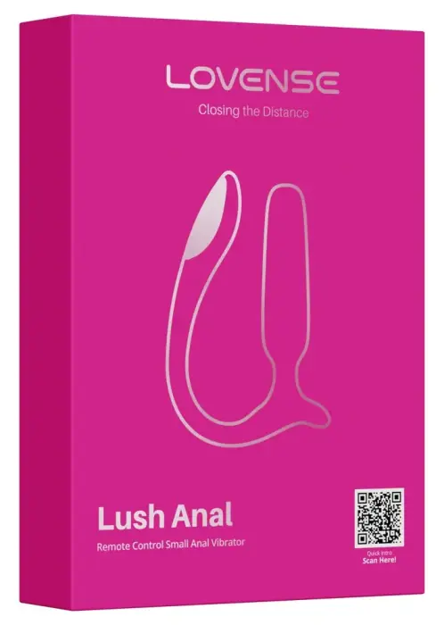 Lovense Lush Anal Bluetooth vibruojantis analinis kištukas su nuotoliniu valdymu ir šviesos šou – 9.8 cm (3.9″)