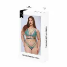 Baci Lingerie Twilight Petals roheline pitsist bodi – Queen Size — Foto 1