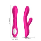 Spark sildošais G-punkta vibrators ar klitora stimulatoru – 22.4 cm (8.8″) – rozā — Foto 10