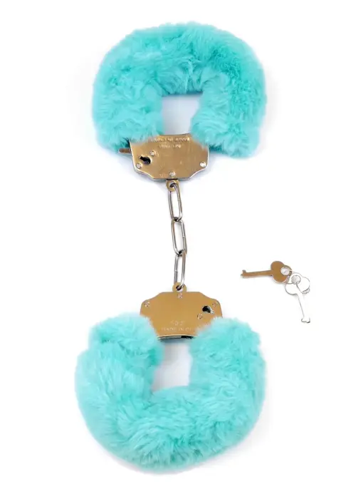Kajdanki Fetish B - Series- Furry Cuffs Blue Photo