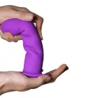 AD.Hitsens 3 dildo – 18 cm (7″) – Lilla — Foto 4