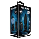 MR PLAY Мощный вибрирующий дилдо – Черный — Фото 8