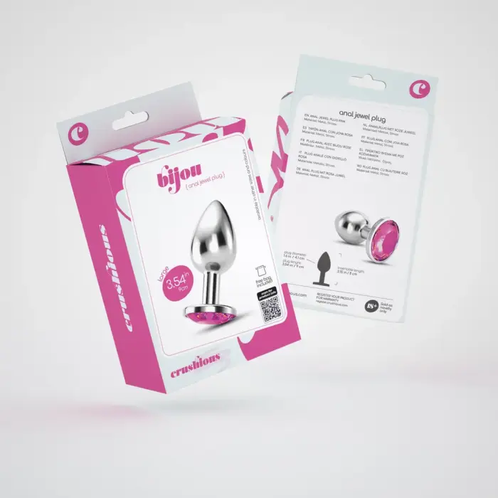 Bijou anaaljuveel tapp – 8 cm (3.1″) – Roosa