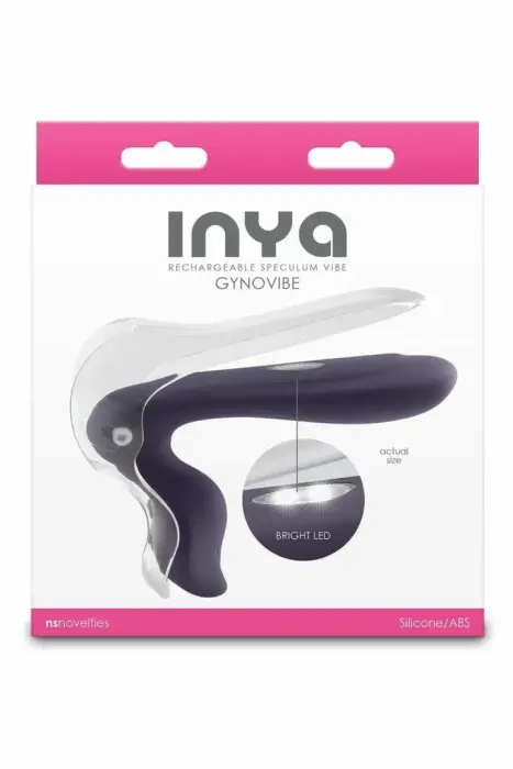 INYA GynoVibe – вибрирующий расширитель с LED – серый – 13,6 см – 7 режимов