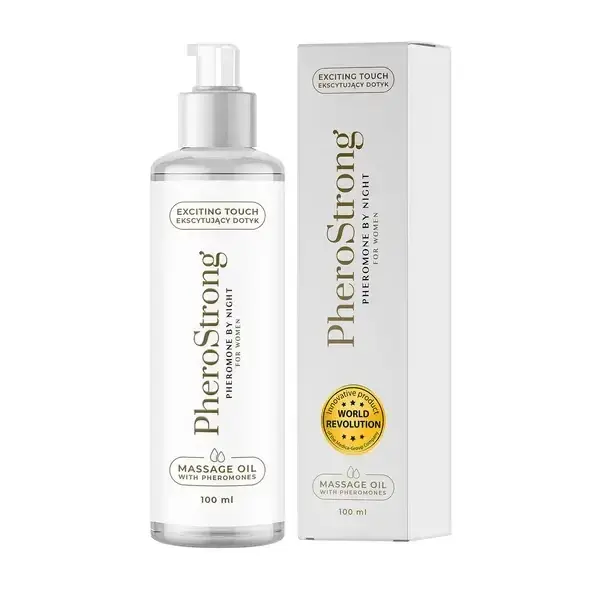 PheroStrong By Night masāžas eļļa sievietēm – 100 ml