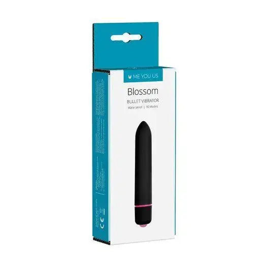 Me You Us Blossom lodes vibrators – 18 cm (7″) – melns