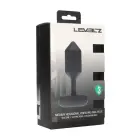 LEVELZ Vibrating Silicone Hexagonal Plug – M – Black — Photo 1