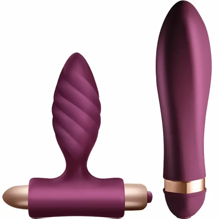 Climaximum Desire kit – twisted vibrator & anal plug