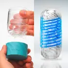 Tenga Spinner Deluxe 01 Drops – vibreriv masturbaator – läbipaistev — Foto 8