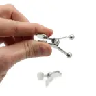 Ball Tip Nipple Clamps – Silver — Photo 5