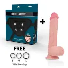 RockArmy Spitfire Liquid Silicone System Strap-On Dildo Set – 21 cm (8.3″) – Skin — Photo 2