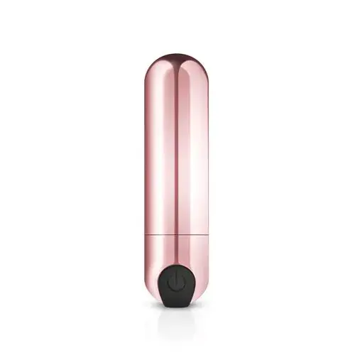 Вибропуля цвета розового золота – 7.5 cm (3″)