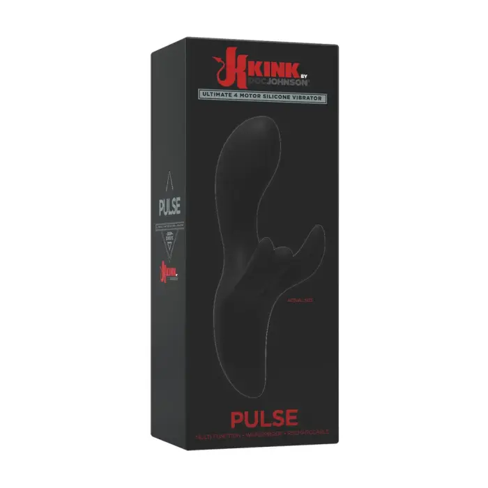 Pulse Ultimate 4 motoru vibrators – melns