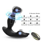 Bat King Rotating Vibrating Prostate Massager with Remote Control – 13.2 cm (5.2″) – Black — Photo 3