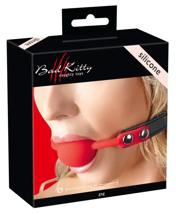 Silicone Ball Gag – Red