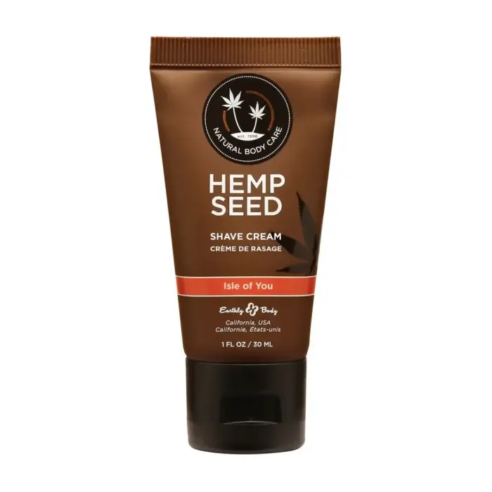 Earthly Body Hemp Seed крем для бритья интимной зоны Isle of You – 30 ml