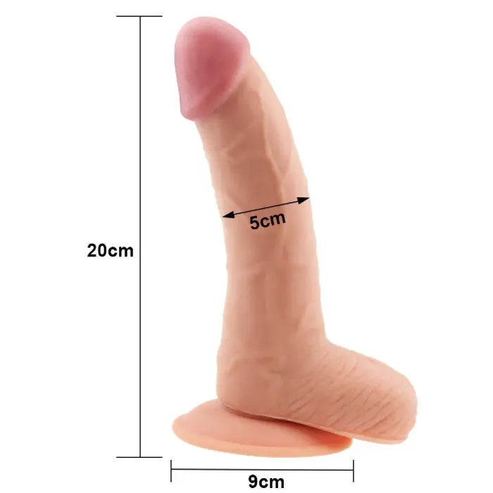 The Ultra Soft Dude реалистичный дилдо – 22 см (8.8″) – телесный