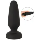 Black Velvets Liquid Silicone Plug L – 12.3 cm – Black — Photo 2