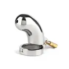 The Brig Male Chastity Cage – Silver — Photo 5