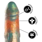 EPIC Cybersilicock Talos Realistic Dildo – 22.5 cm (8.9″) – Multicolored — Photo 7