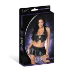 Magic Silk Seraphina комплект с жилетом халтер из искусственной кожи – чёрный – L/XL — Фото 3