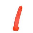 All Red reālistisks dildo ar sēkliniekiem – 18–20 cm (7-8″) — Foto 4